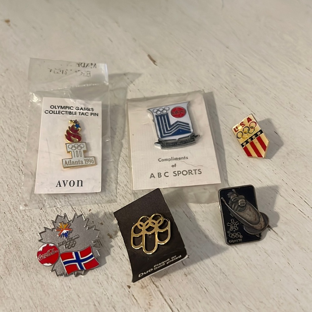 Lot Olympic Games pins 1980-2002 ABC Wide world of sports lake placid SLC MORE